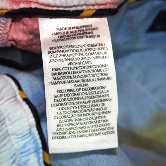 Polo Ralph Lauren 5.5" Tie-Dye Seersucker Drawstring Shorts Men's XXL - Picture 6 of 9